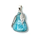 Hemimorphite Leaf Pendants