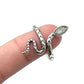 Gemstone Snake Rings