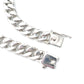 Sterling Silver Large Curb Chain Bracelet