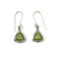 Trillion Cut Dangle Earrings