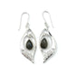 Swirl Dangle Gemstone Earrings
