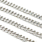 Sterling Silver Large Curb Chain Bracelet