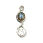 Bali Oval Herkimer Pendants