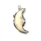 Crescent Moon Bone Face Pendants