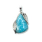 Hemimorphite Leaf Pendants