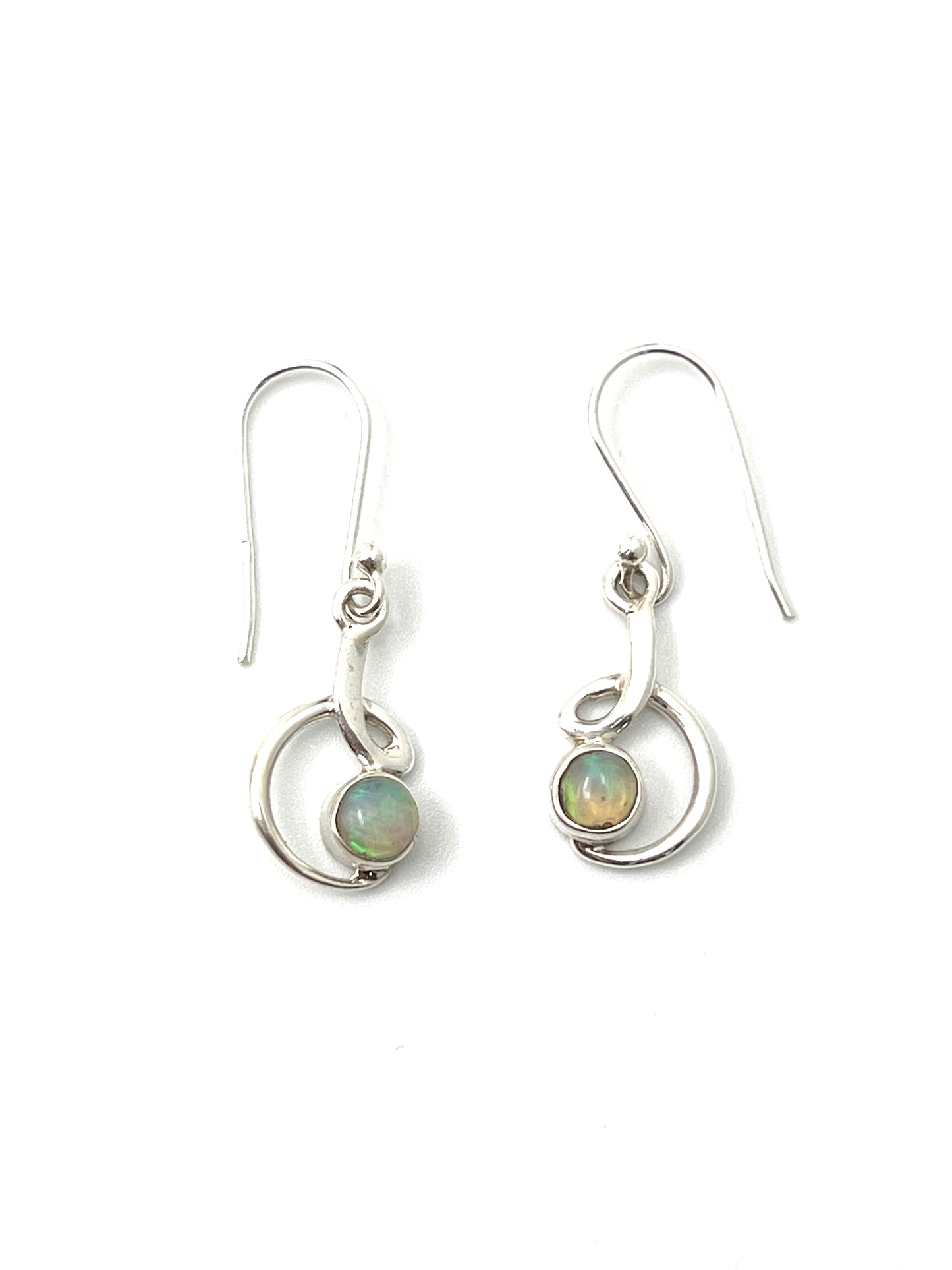 Circle Swirl Earrings