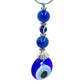 Multi Beaded Evil Eye Keychain