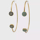 Gold Plated Pavé Evil Eye Cuff Bracelets