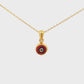 Enamel Mini Evil Eye Pendants | Silver & Gold Plated