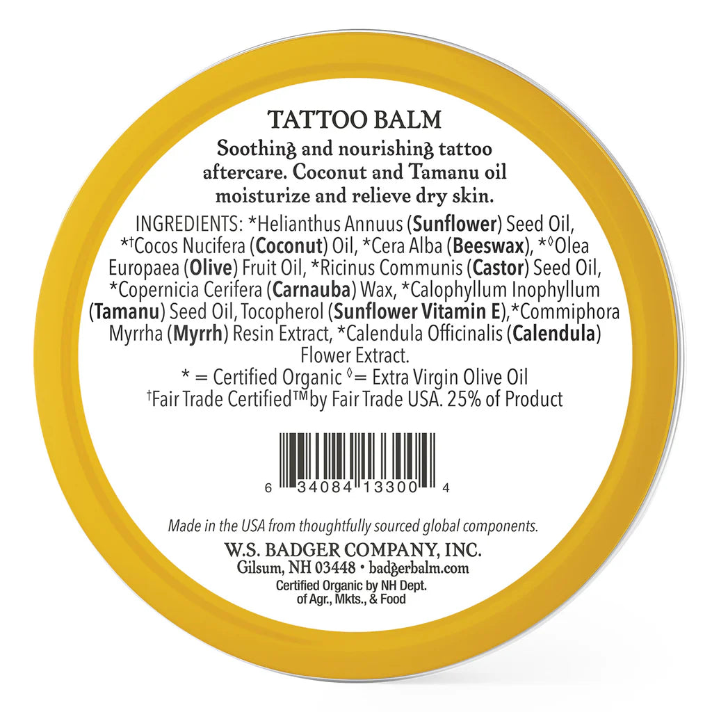 Badger Tattoo Balm 2oz