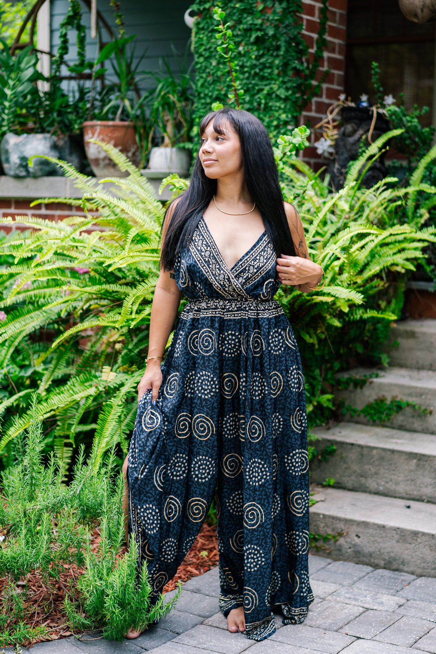 Golden Swirls Jumpsuit