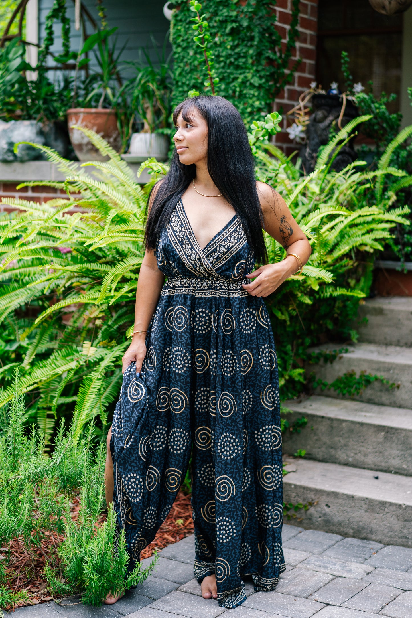 Golden Swirls Jumpsuit