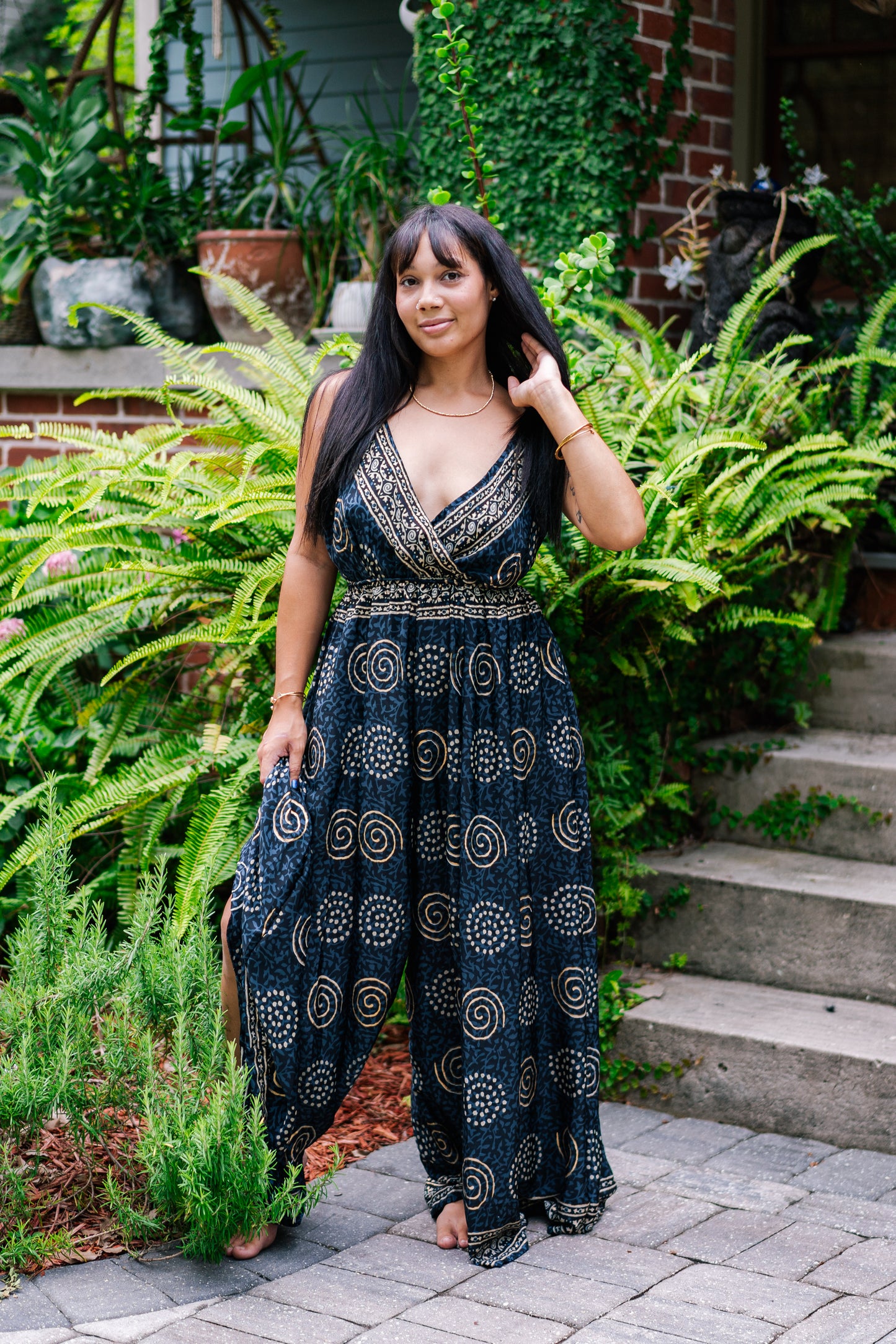 Golden Swirls Jumpsuit