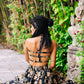 Golden Rose Fit & Flare Maxi Dress