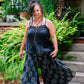 Golden Swirls Wide Leg Pants