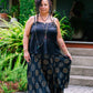 Golden Swirls Wide Leg Pants