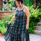 Golden Swirls Dress