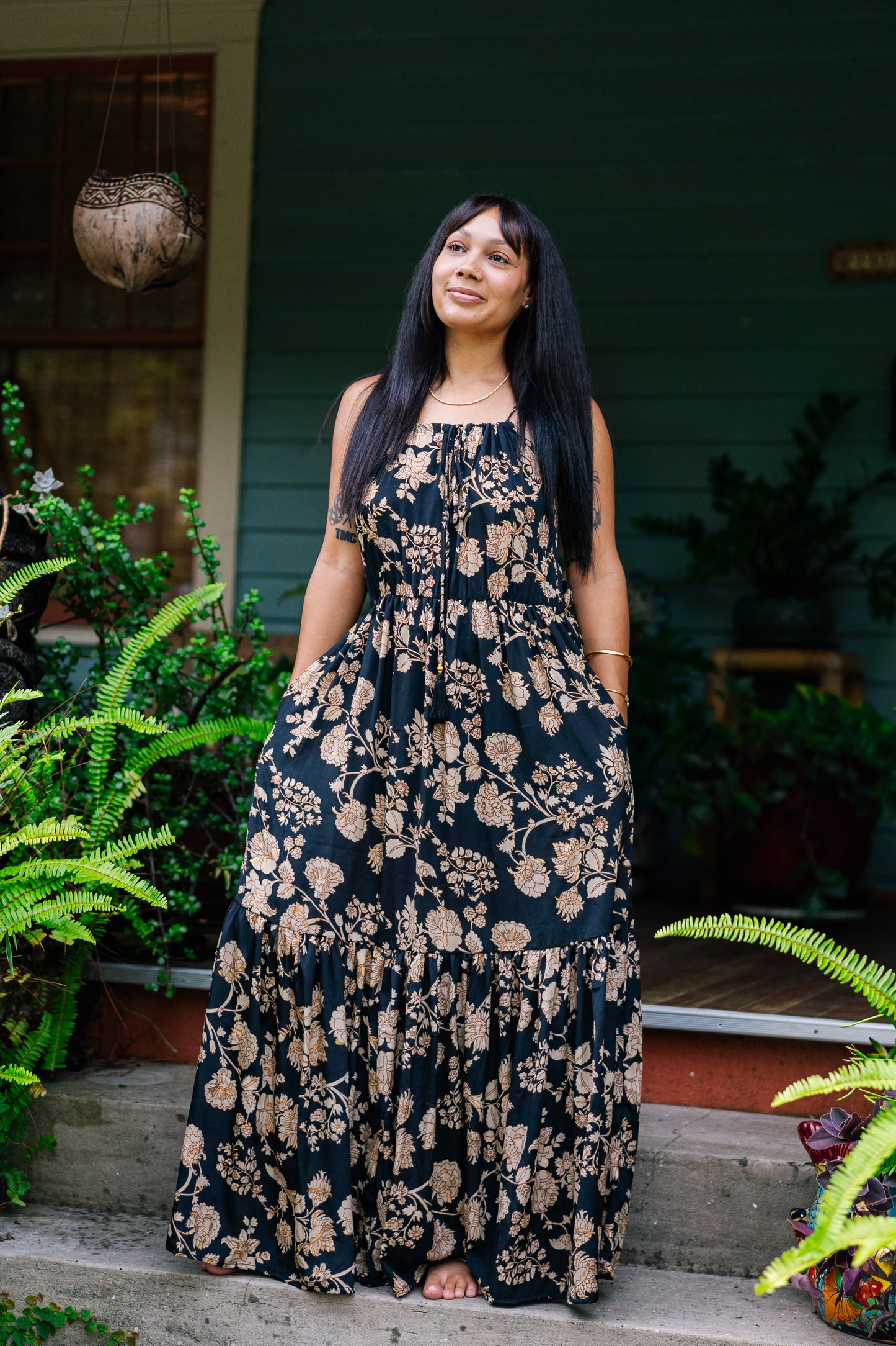 Golden Rose Dress