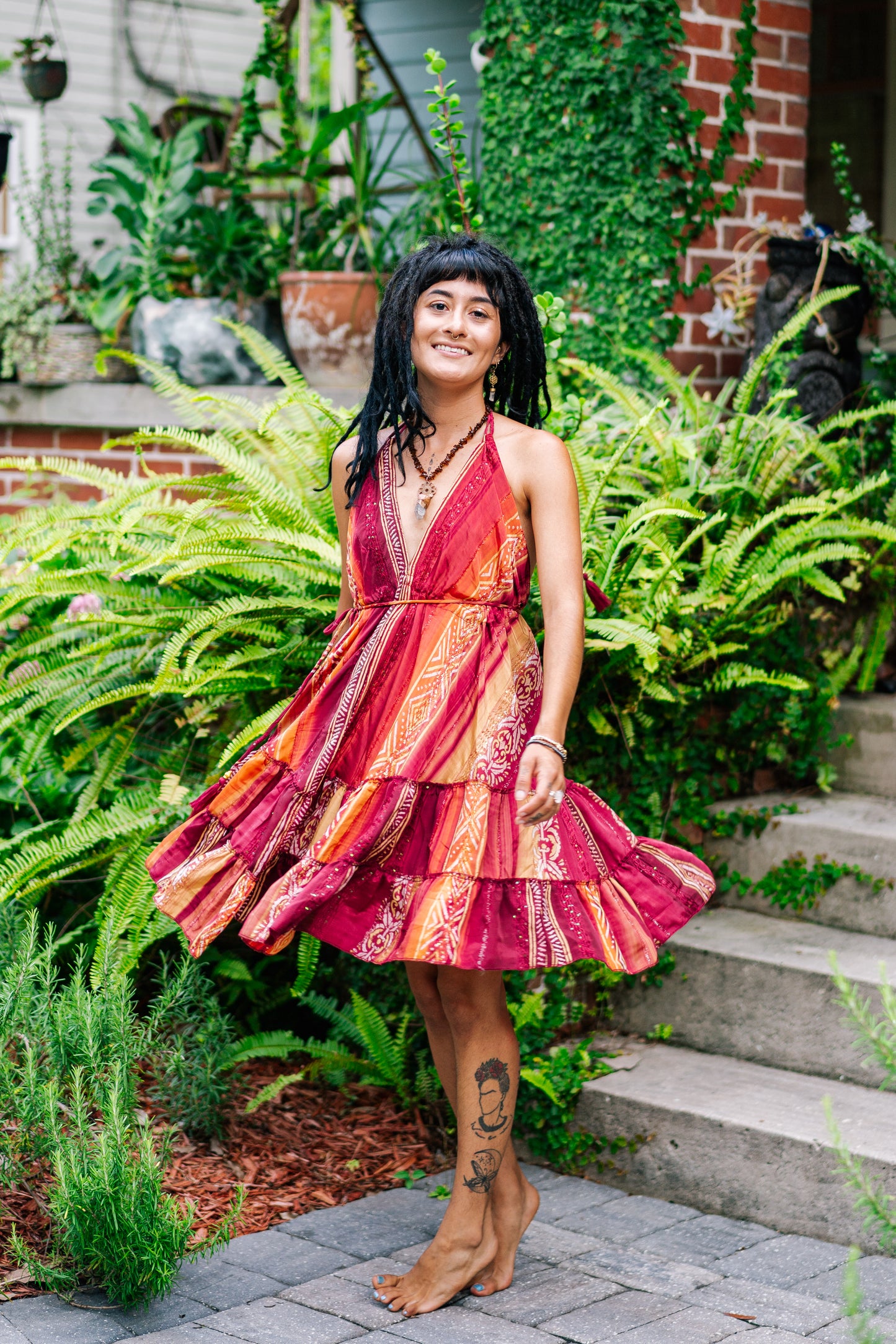 Ruhani Mini Slit Dress