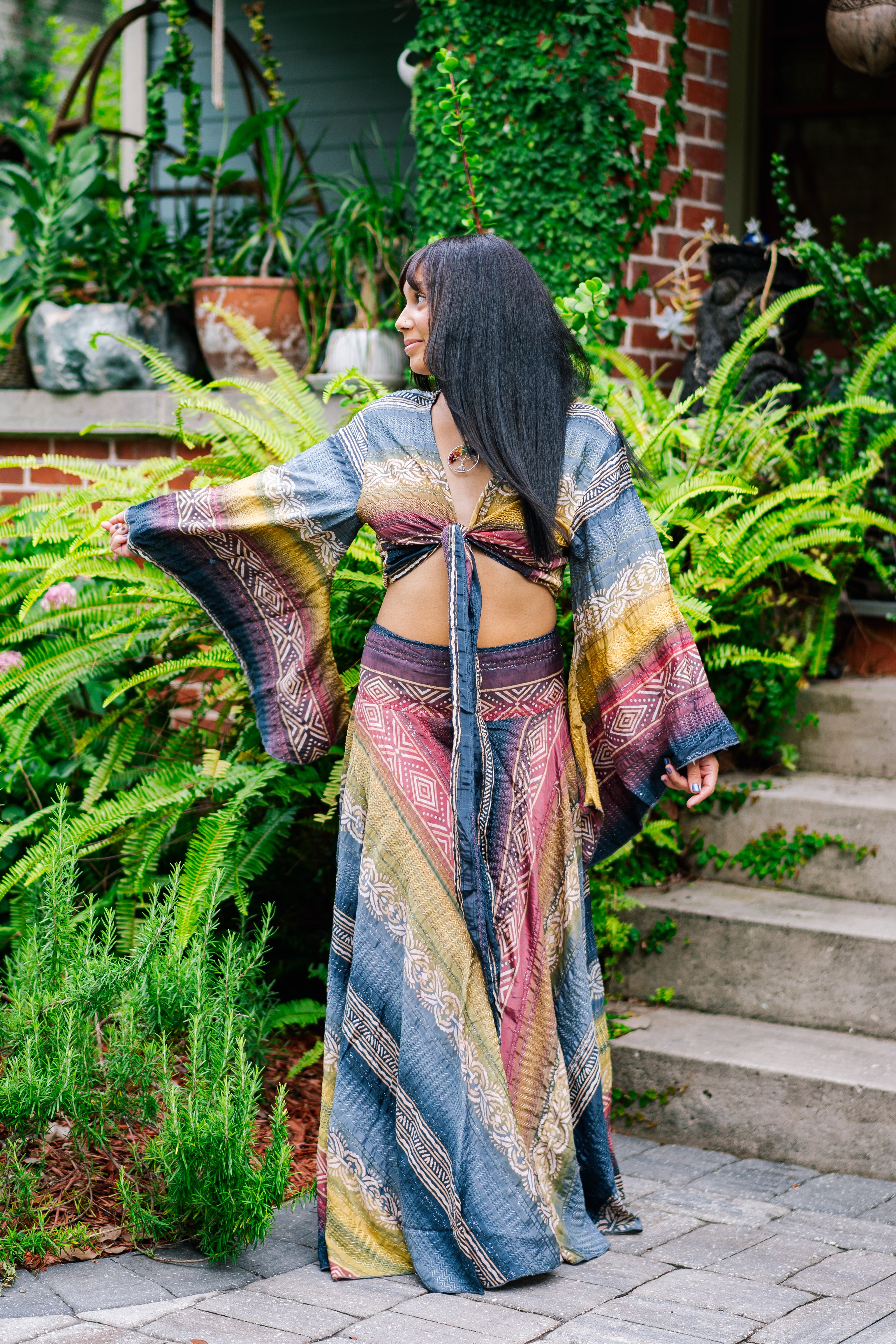 Ruhani Wide Leg Pants – Midnight Sun