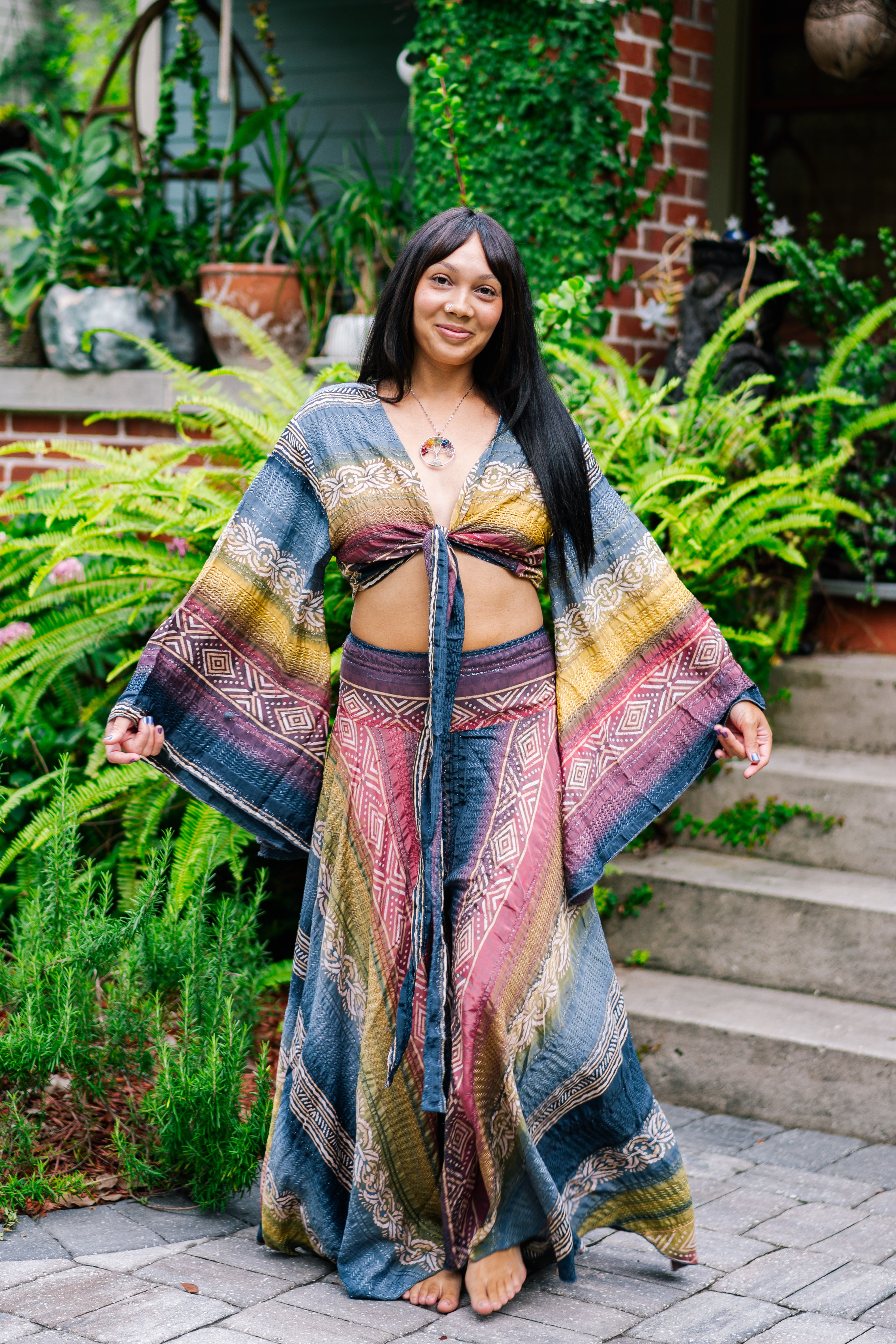 Ruhani Wide Leg Pants – Midnight Sun