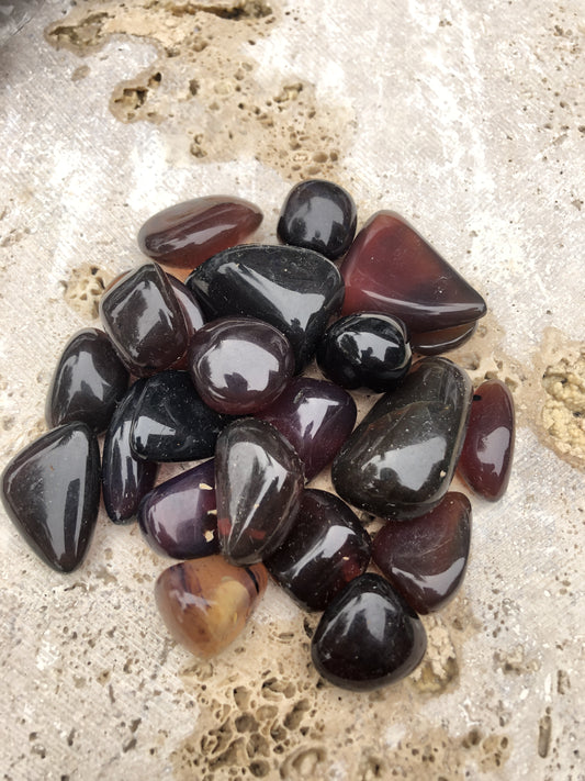 Tumbled Blue Amber From Sumantra, Indonesia choose from 5 sizes