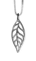 Sterling Silver Feather Leaf Pendants