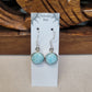 Larimar Sterling Silver Earrings