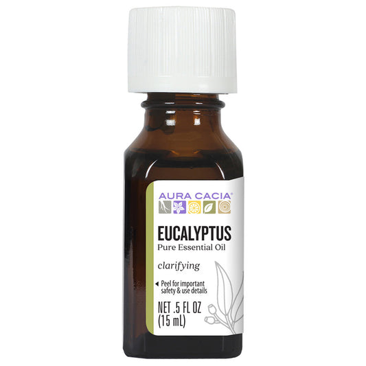AURA CACIA EUCALYPTUS (GLOBULUS) ESSENTIAL OIL 0.5 FL. OZ.