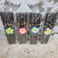 Teak or Crocodile Wood Chopstick Gift Set of 5 with table setting holders