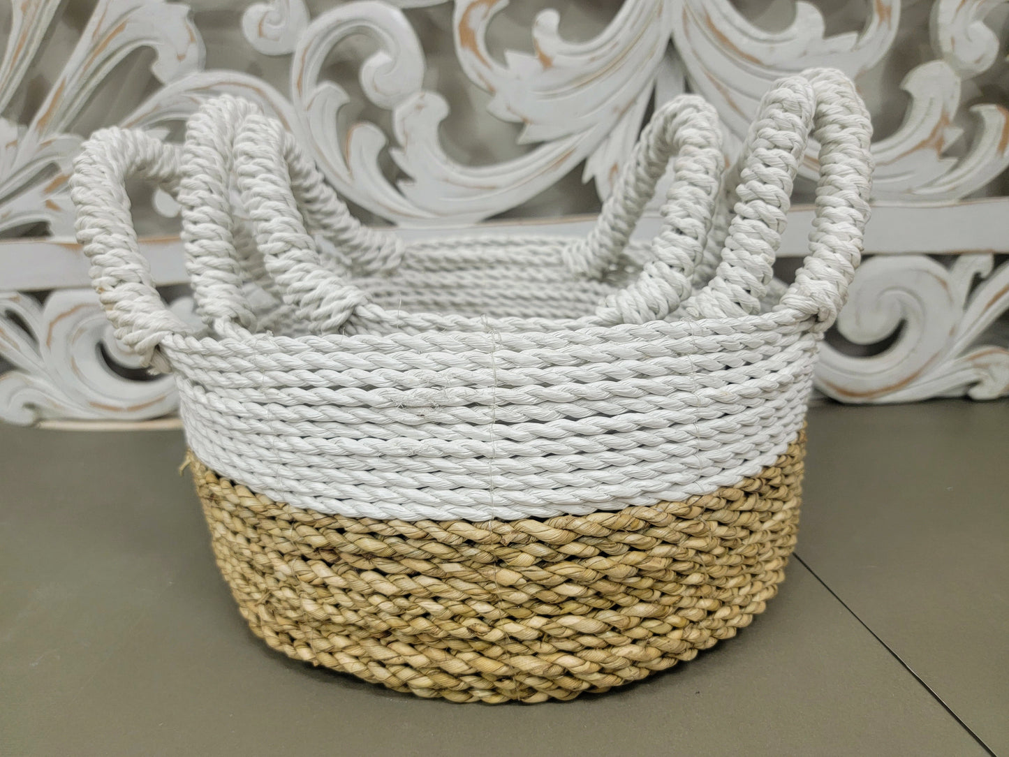 Seagrass Baskets - White