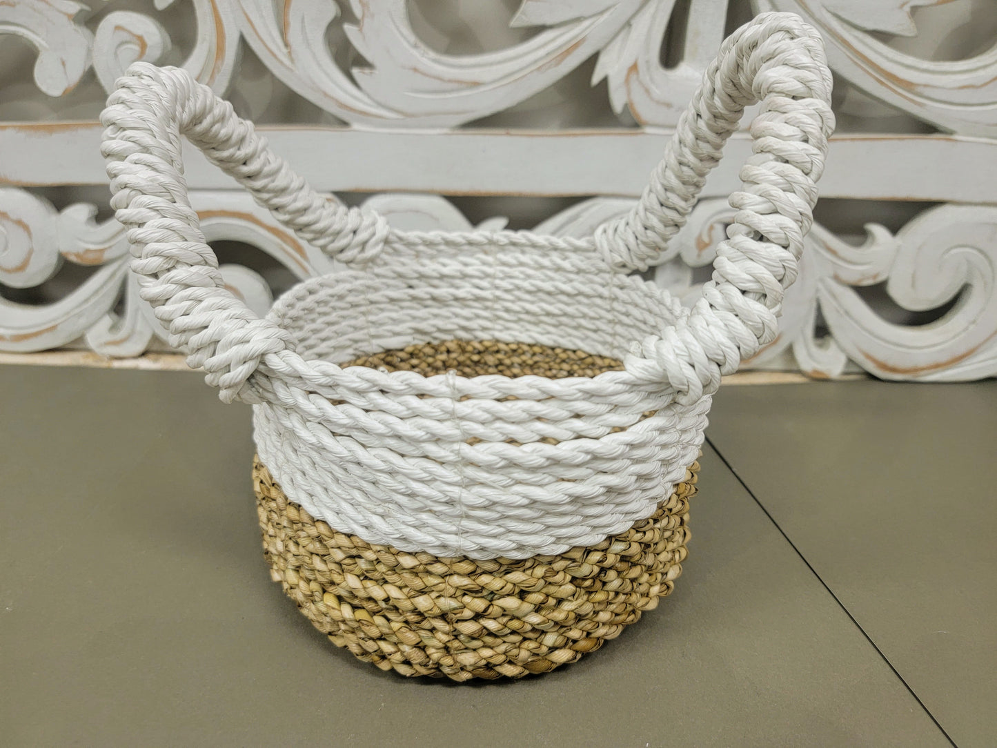 Seagrass Baskets - White