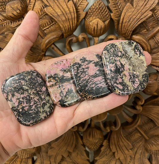 Rhodonite Flat Palmstones