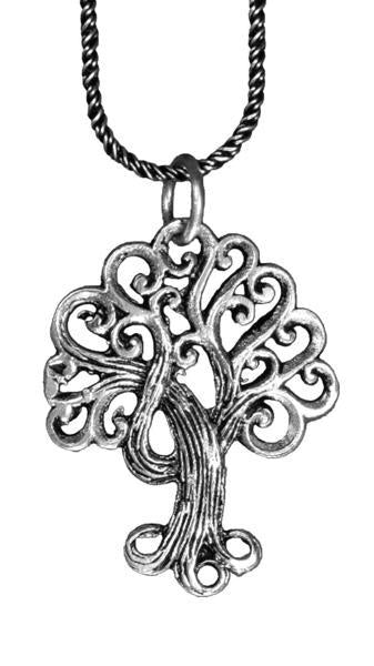 Sterling SIlver Spiral Tree of Life Pendant