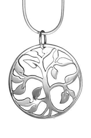Sterling SIlver Hand cut Tree of Life Pendant