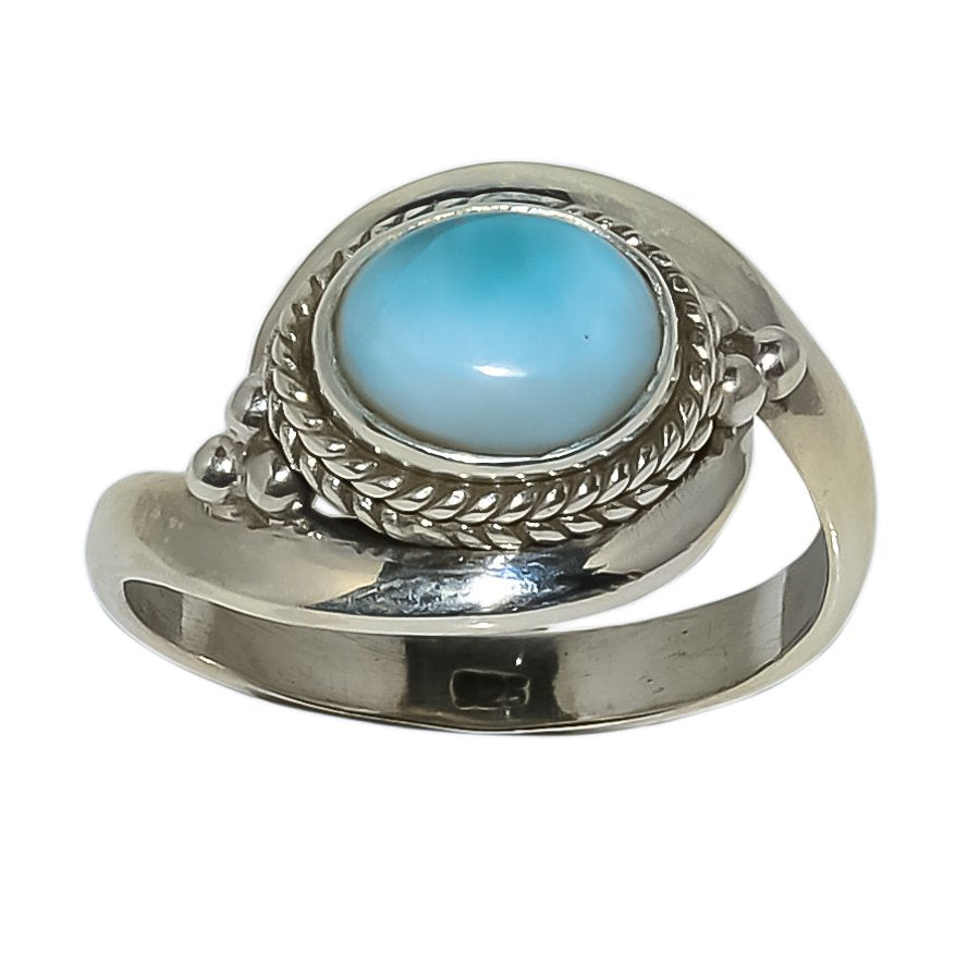 Sterling Silver Braided Wire Gemstone Ring - Available in 8 stones