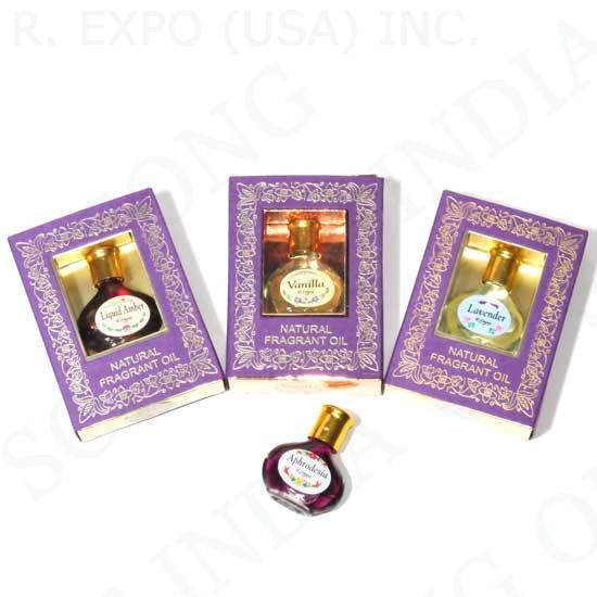 Song of India Natural Perfume Oils | Available in 20 Scents & 4 Sizes