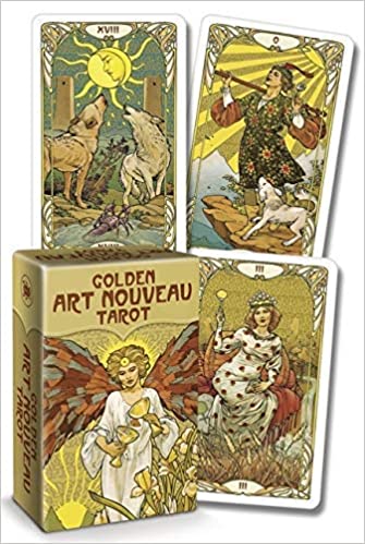 Golden Art Nouveau Tarot mini