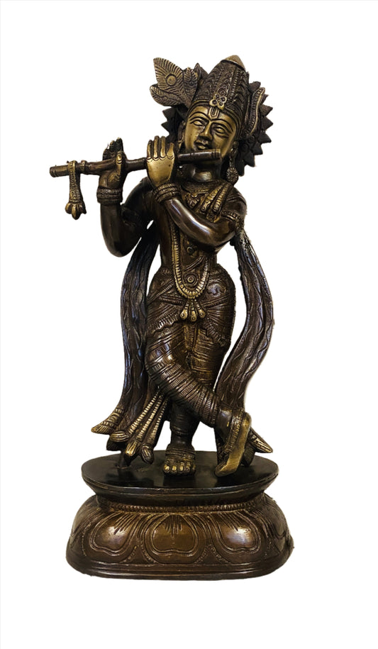 Krishna Statue --29cm x 14cm