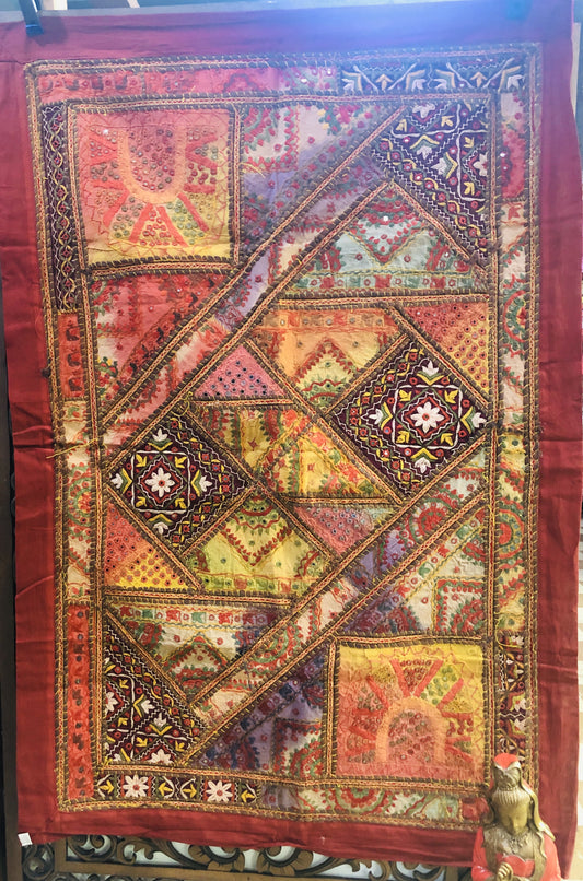 Rajasthani Embroidered Wall Hangings 40" x 60"