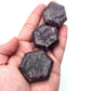Hexagon Star Ruby Stones