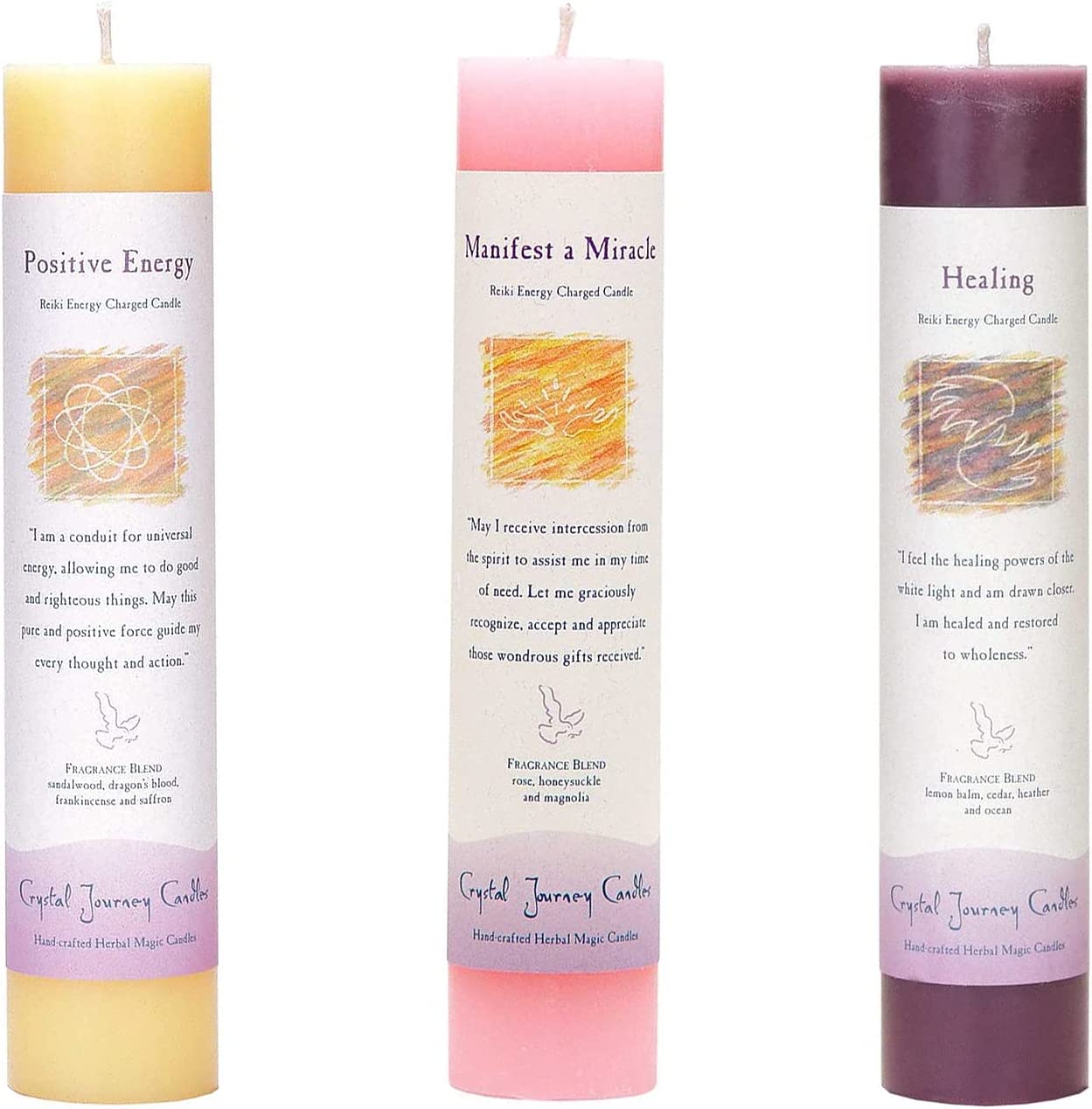 Herbal Magic Reiki Charged Candles