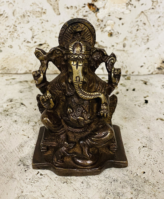 Ganesh Statues - Remover of Obstacles 10cm x 7cm