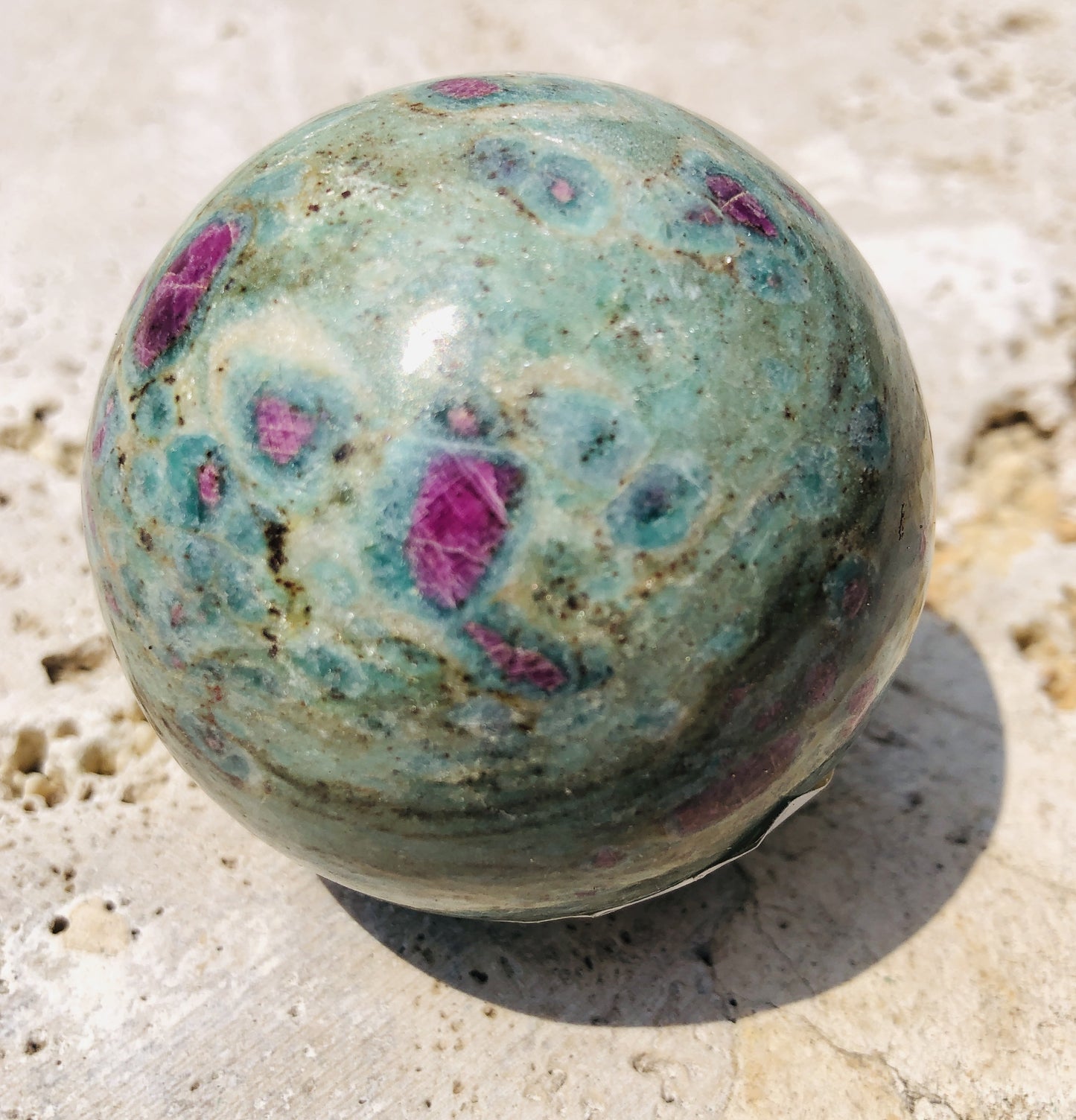 Ruby Fuchite Spheres