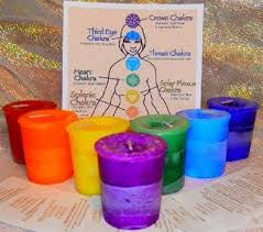 Herbal Magic Crystal Journey Reiki Charged Chakra Votive Candles