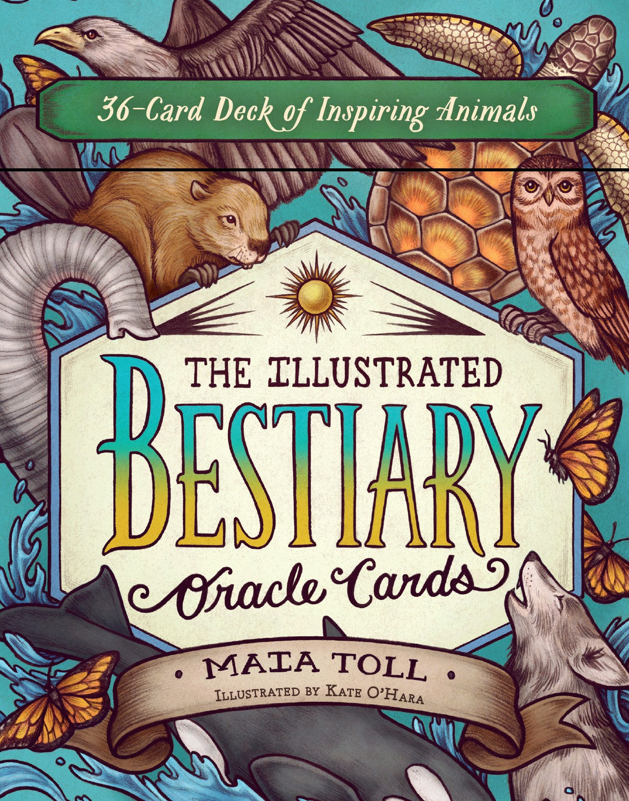 The Illustrated Bestiary Oracle Cards 36-Card Deck of Inspiring Animals