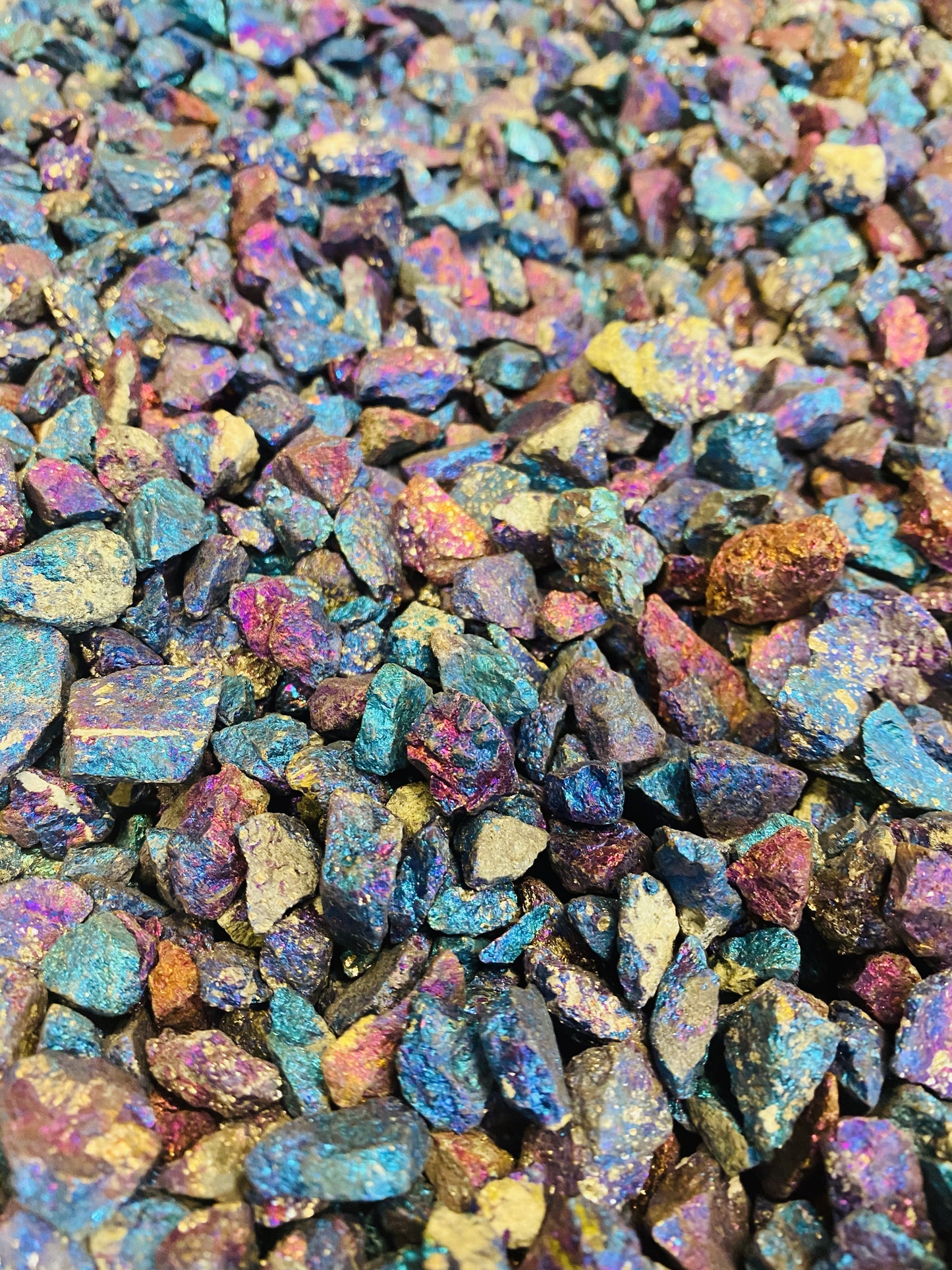 Raw Chalcopyrite Peacock Ore Pyrite Pieces