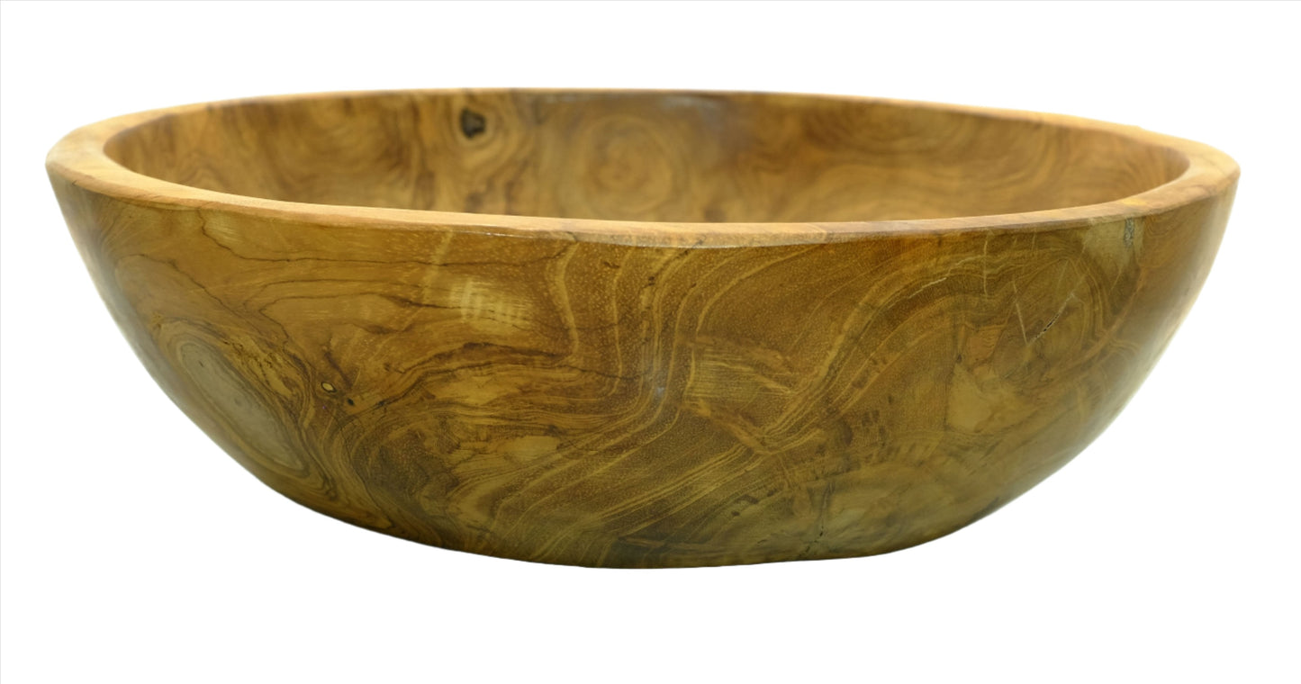 Rustic Teak Wood Bowls