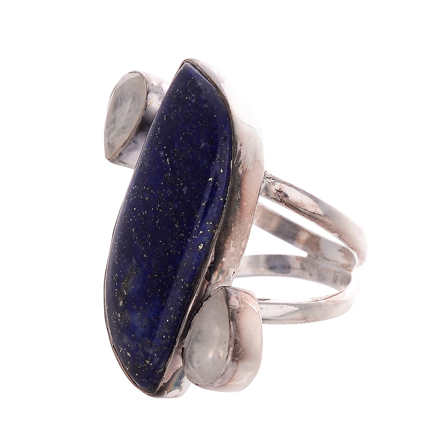 Sterling Silver Three Stone Ring - Available in 4 Stones