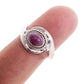 Sterling Silver Braided Wire Gemstone Ring - Available in 8 stones